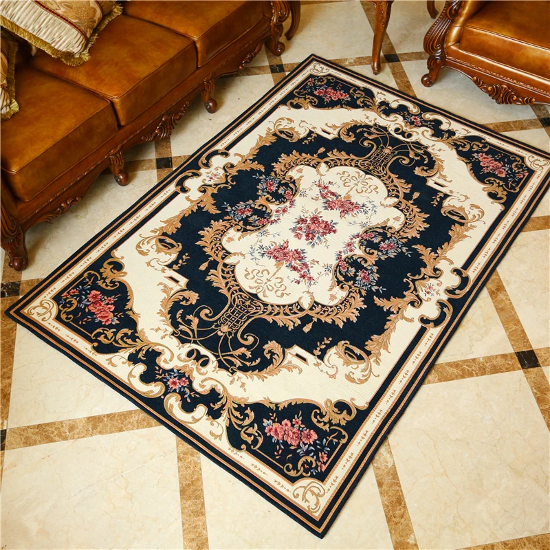 Цветы в Европейском стиле, большой ковер, спальня, гостиная, домашние коврики 140 см 200 см