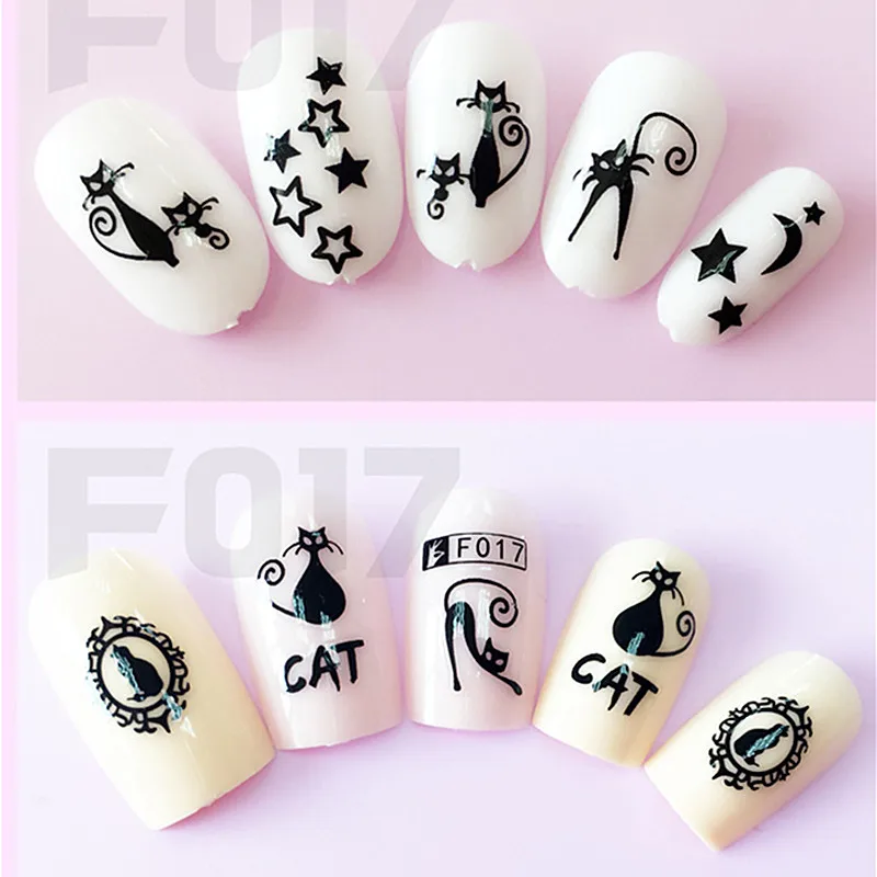 1 Sheet New Fashion of Simulation 3D Nail Stickers 3D Ultra-thin Waterproof Stickers Decals Nail Art Decorations