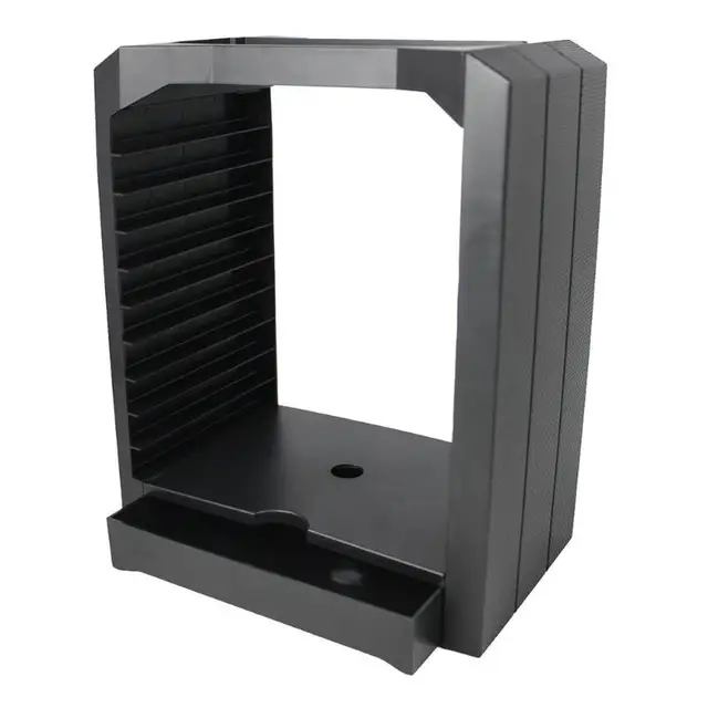 Special Offers Disk Storage Tower For Games & Blu Ray Discs Storage Tower Holder 10 Game Disks Organizer for Xbox One/PS4