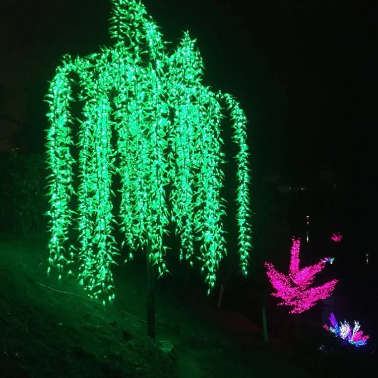 Led Artificial Willow Weeping Tree Light Outdoor Use 3m/9.8ft Height