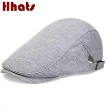 Который в душе твердый хлопоковый берет шляпа для женщин и мужчин весна зима плоская кепка Регулируемая Кепка для газетчика уличная Защита от солнца duckbill bones