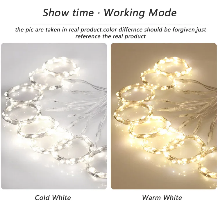 Led string net light for curtain decor (9)