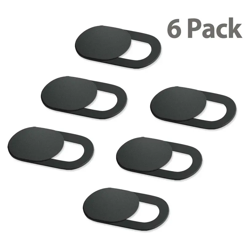 

6PCS WebCam Cover Shutter Magnet Slider Plastic Camera Cover for Web Cam IPhone PC Laptops Mobile Phone Lens Privacy Sticker