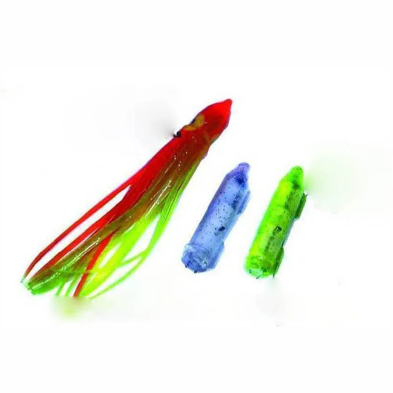 5pcs/pack different color Fishing lamp with mini LED lamp flashing set