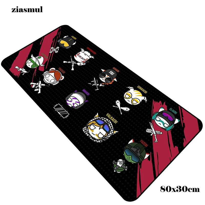  Rainbow Six Siege pad mouse new computer gamer mouse pad 800x300x2mm padmouse Q mousepad ergonomic 