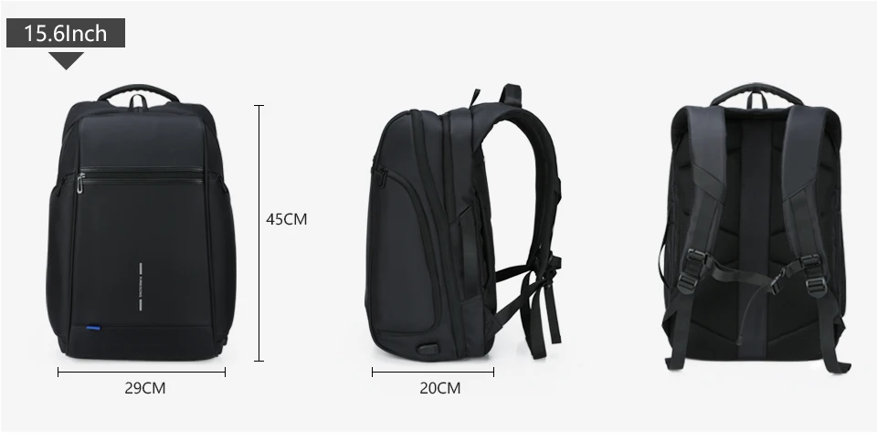 KINGSONS New Men Women 15 17 inch Laptop Fashion Backpack Multi-layer Space Anti-thief Business Leisure Travel Backpack