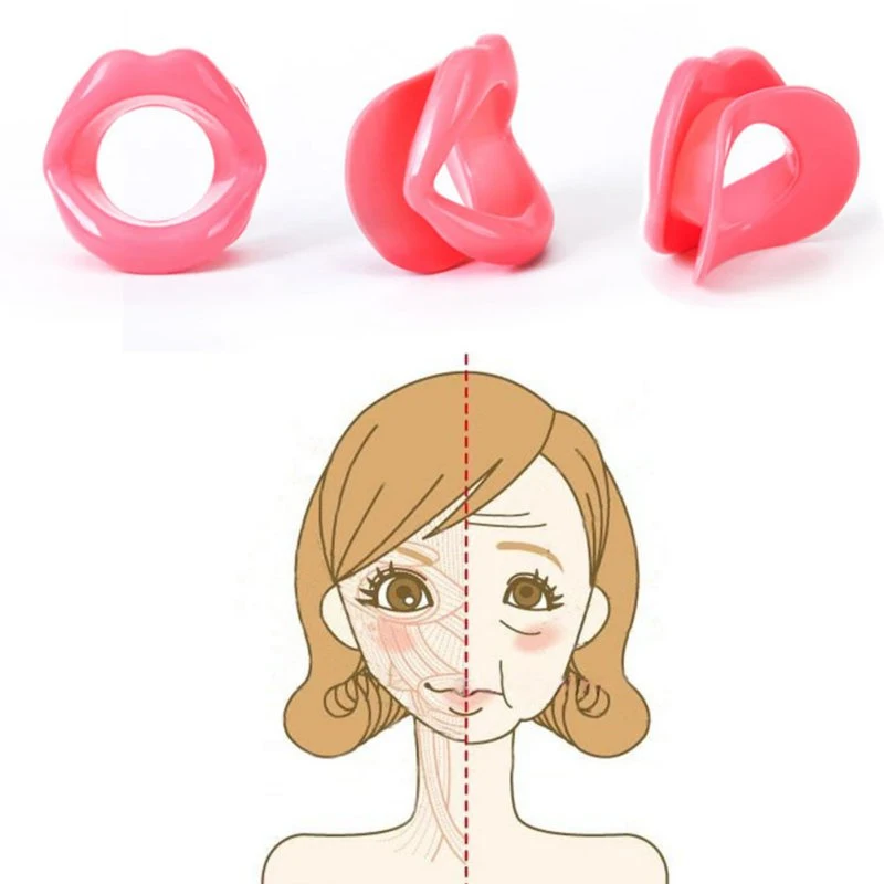 Silicone Facial Slim Body Mask Muscle Wrinkle Muscle Trainer Oral Trainer Exerciser Throat Fitness Equipment-6