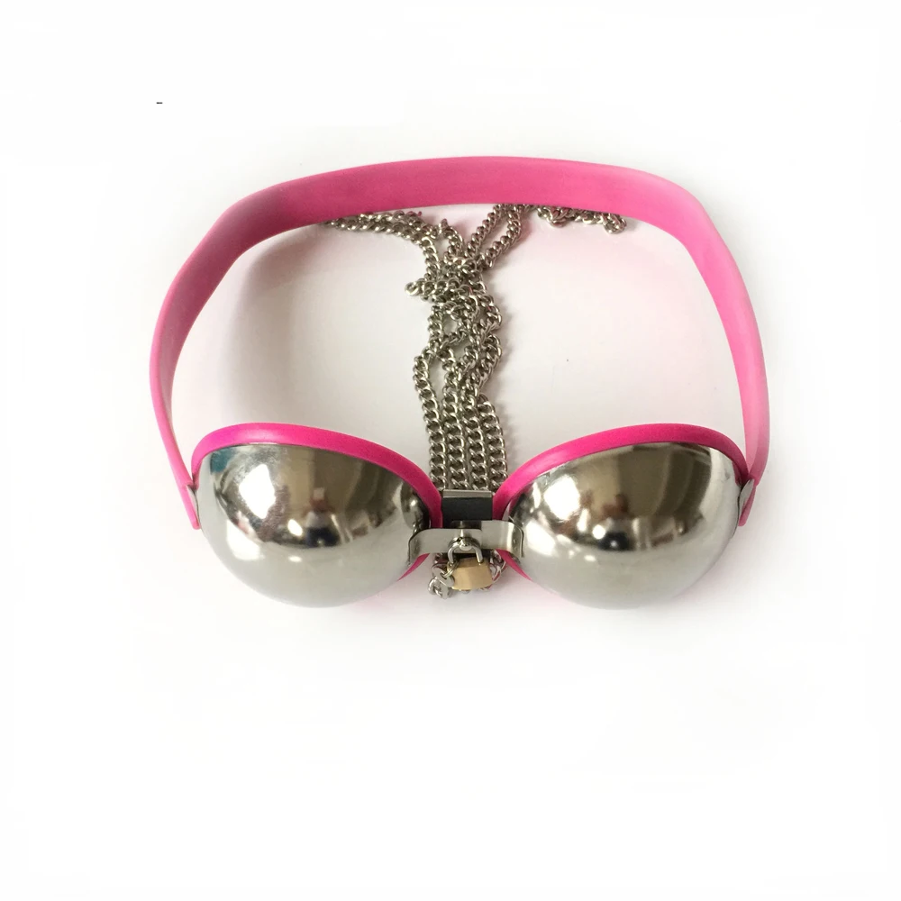 Stainless steel bra breast bondage chastity belt,fetish,cosplay games,bdsm sex shop,adult sex toys for woman sexo products 2
