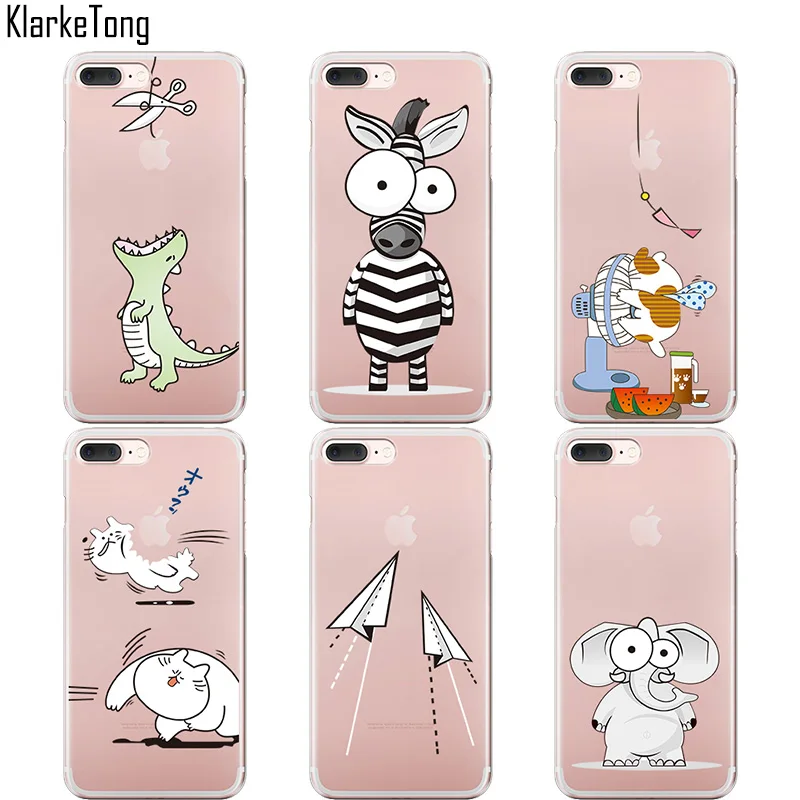 KlarkeTong Cute Animal Fly Horse Unicorn Elephant Phone