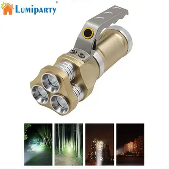 

Adeeing 5 Mode Handheld flashlight T6 30W Strong Light Torch Multifunctional Long Shot Flashlight