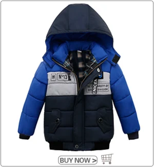 Модная зимняя куртка для детей 1-4 лет теплое пальто с капюшоном для новорожденных мальчиков плотная куртка из шелкового хлопка