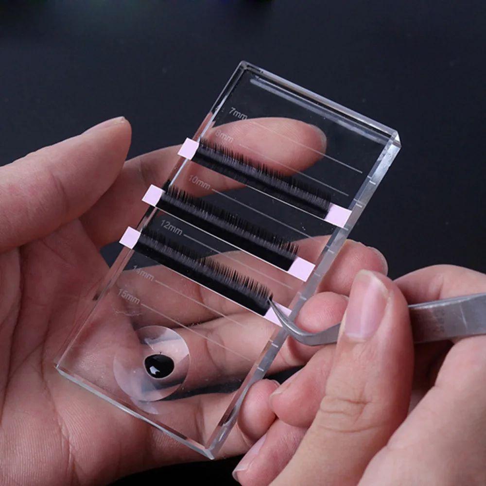 Crystal Glue Pallet Lash Holder For Eyelash Extensions Adhesive Tools Eyelash Glue Holder for