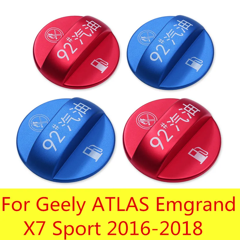 

Refueling tips cover fuel tank cap decoration stickers car stickers car Accessories For Geely ATLAS Emgrand X7 Sport 2016-2018