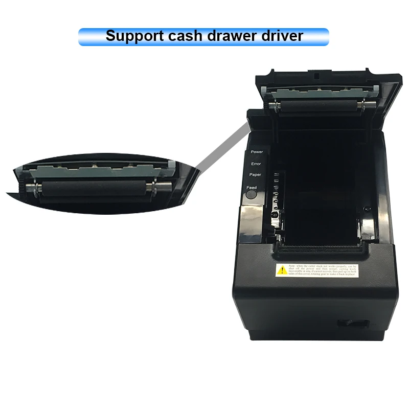 58 мм lan порт Термальный чековый принтер USB POS Поддержка windows linux система для