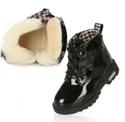 Обувь для детей девочек Обувь для мальчиков из искусственной кожи Кружево на высоком детей Спортивная обувь для девочек Обувь для