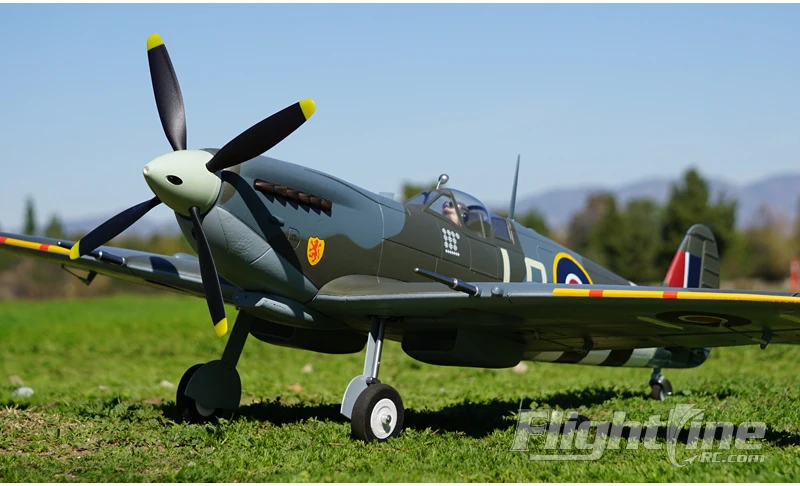 FREEWING warbird Spitfire 1200 мм размах крыльев PNP и комплект Flightline