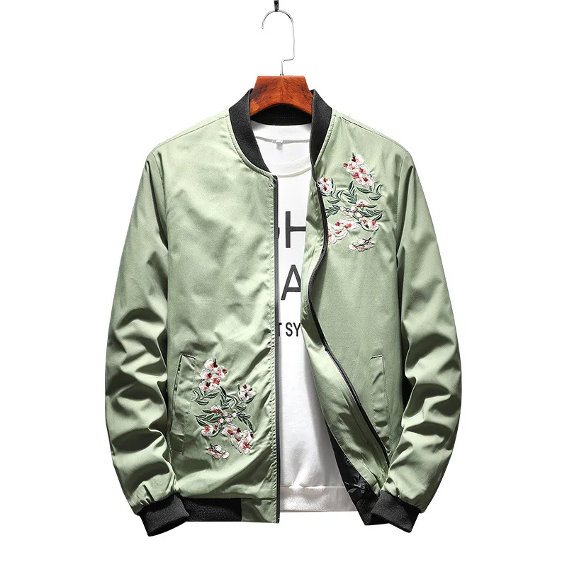 2019 Brand New Aviation Bomber Embroidery Jacket Men Streetwear Slim Fit Pilot Bomber Jacket Coat Men Jackets Plus Size 2019 Brand New Aviation Bomber Embroidery Jacket Men Streetwear Slim Fit Pilot Bomber Jacket Coat Men Jackets Plus Size