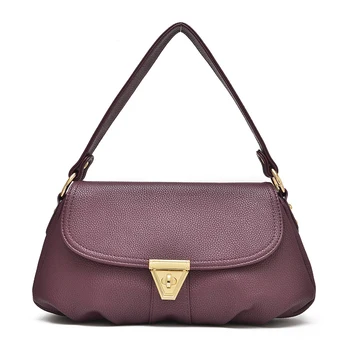 

Women's Genuine Leather Handbags Luxury Handbags Fashion Pillow Women Bags Women Messenger Bags Button Shoulder Bag Ladies