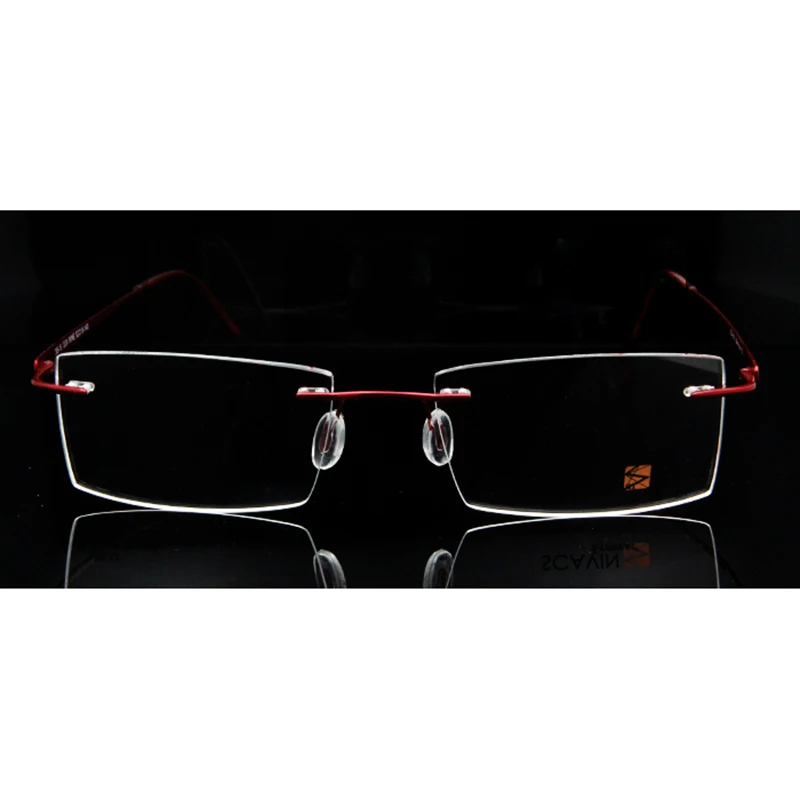 Sorbern Brand Men's Rimless Eyeglasses Pure Titanium Glasses Frame for Men Ultralight Memory Prescription Glasses oculos de grau