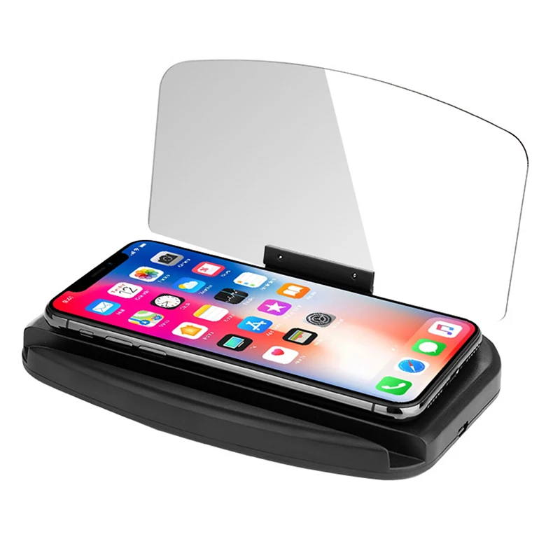 6.5'' Smartphone Projector HUD Head Up Display Holder Car GPS Navigator Mount Stand Phone Holder