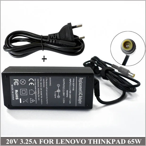 

20V 3.25A 65W Laptop AC Adapter Charger For Ordenador Portatil Lenovo IBM ThinkPad X201i X201s X201t X220i X220s X220t X230i