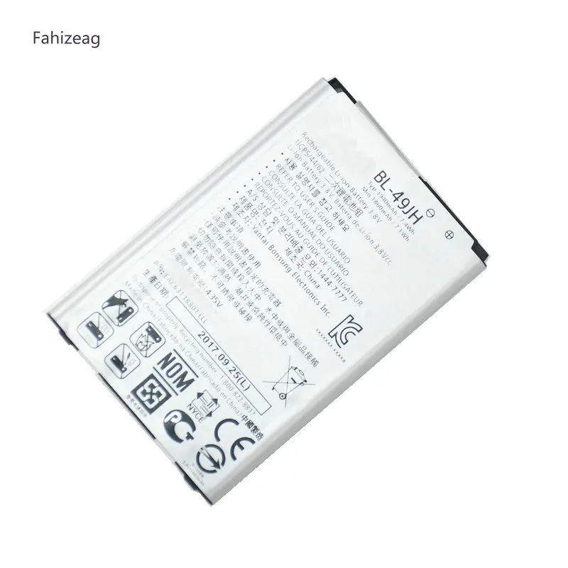 Fahizeag 1940mAh BL-49JH BL 49JH battery replacement for LG K3 LS450 K4 K120 K121 K130 k120e K130e | Мобильные телефоны и