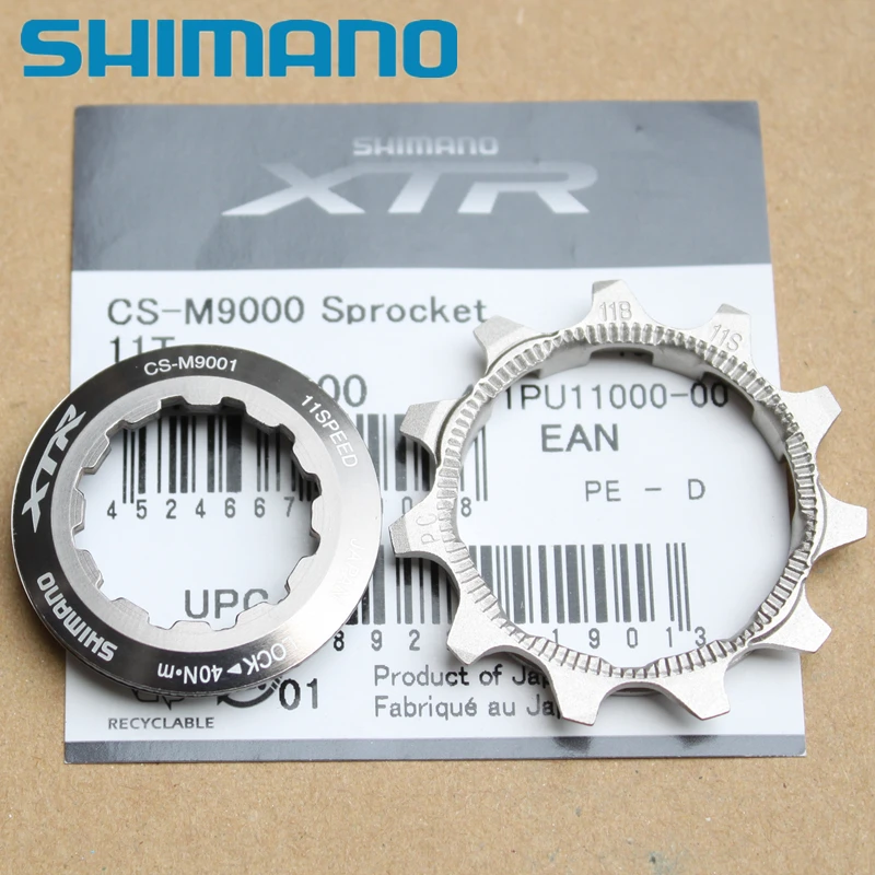 

shimano XTR M980 Cassette Sprocket CS-M980 10 speed M9000 CS-M9000 11 speed flywheel repair parts Lock Ring Sprocket Wheel