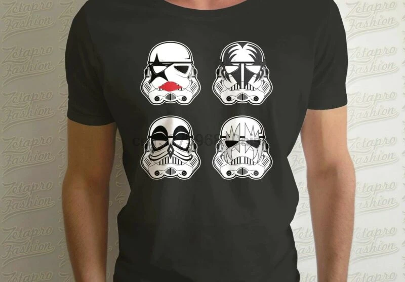 Футболка MAGLIA HUMOR ROCK MUSICA KISS BAND | Мужская одежда