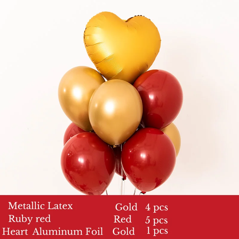 Metallic 4+ruby red 5+ heart af 1