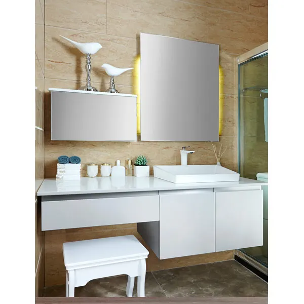 2014 New Design Luxury White Modern Waterproof Bathroom Furniture