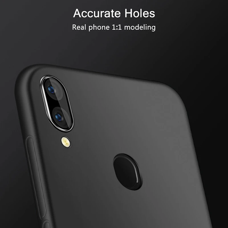 Матовый чехол для Samsung Galaxy A40 роскошный мягкий силиконовый с полным покрытием