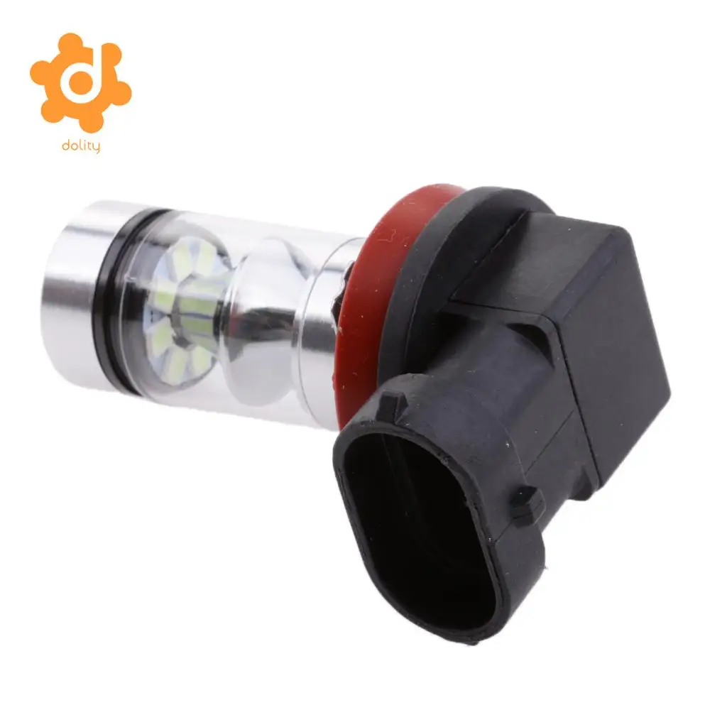 Baoblaze 2 Pieces H11 100W Car Fog Driving Light LED Bulbs High Power Ice Blue