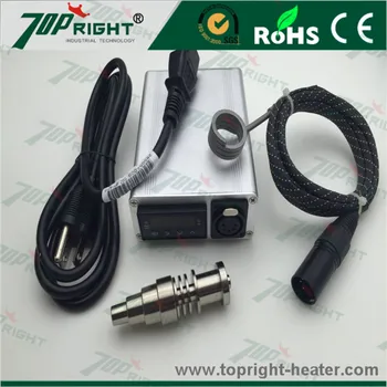 

Sliver electric single control box with ID16mm hot runner coil heater and titanium nail