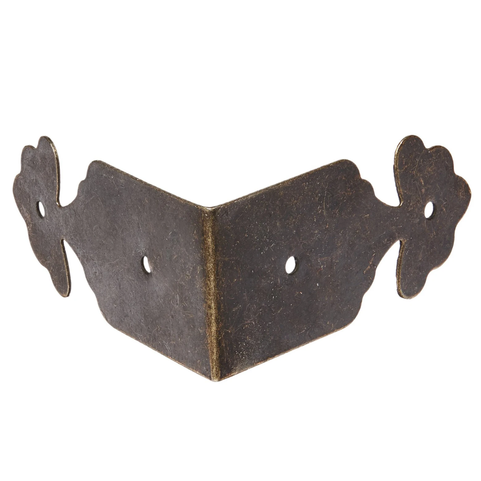 8 шт. правый угол кромка для мебели угловой защитная скоба бронзовый тон