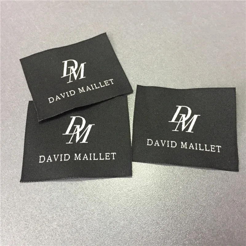 Factory Price Custom High Quality Name Tag Cloth Woven Label Garment