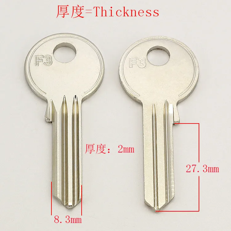 

A037 House Home Door F3 Key blanks Locksmith Supplies Blank Keys 25 pieces/lot