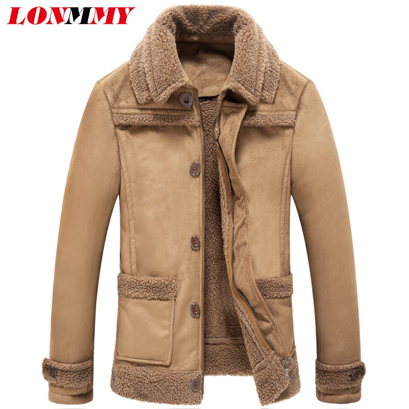 LONMMY M 4XL Winter jacket men fur coat windbreakers Outerwear Plus ...