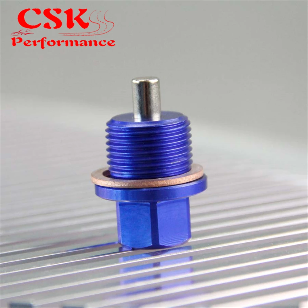 1 Pcs Engine Oil Pan Drain Plug Bolt Anodized Crush Washer M20