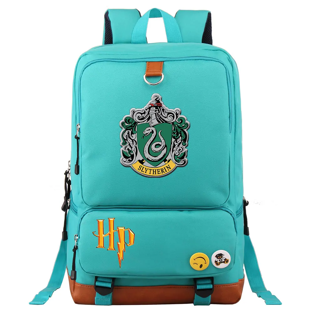 Подарочный волшебный Хогвартс Слизерин Ravenclaw hp школьная сумка для мальчиков и