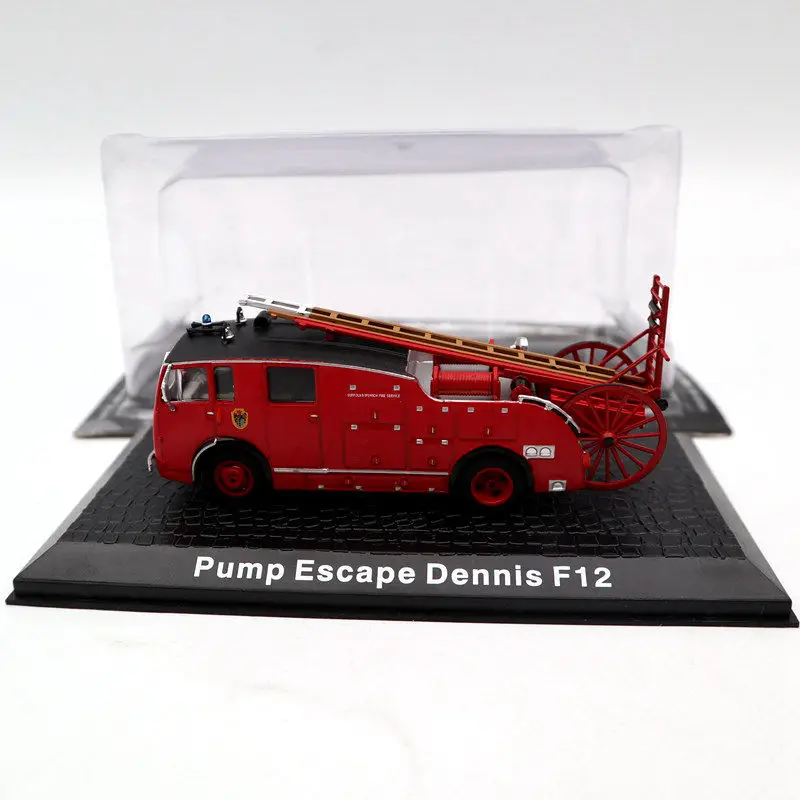 

Atlas 1/72 Pump Escape Dennis F12 Fire Engine Diecast Models Toys Car Limited Edition Collection Red