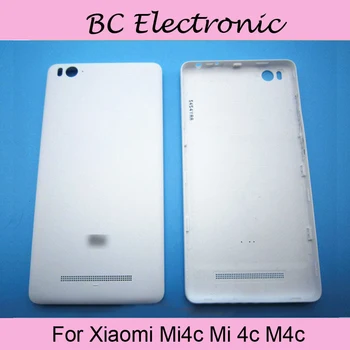 

TOP Quality White Color Back Cover battery Door Case For XIAOMI mi4C mi 4C m4C Phone Parts Free shipping;2PCS/LOT