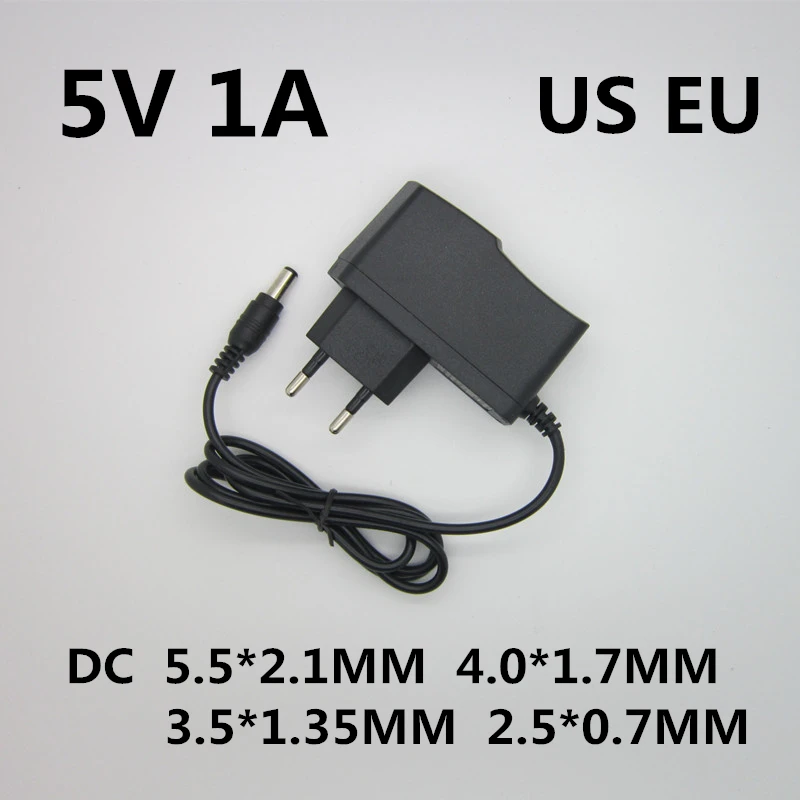 1 шт. AC/DC адаптер DC 3V 0.5A 1A 2A 3A AC 100-240V конвертер адаптер питания 5 вольт 1000MA зарядное устройство EU US Plug