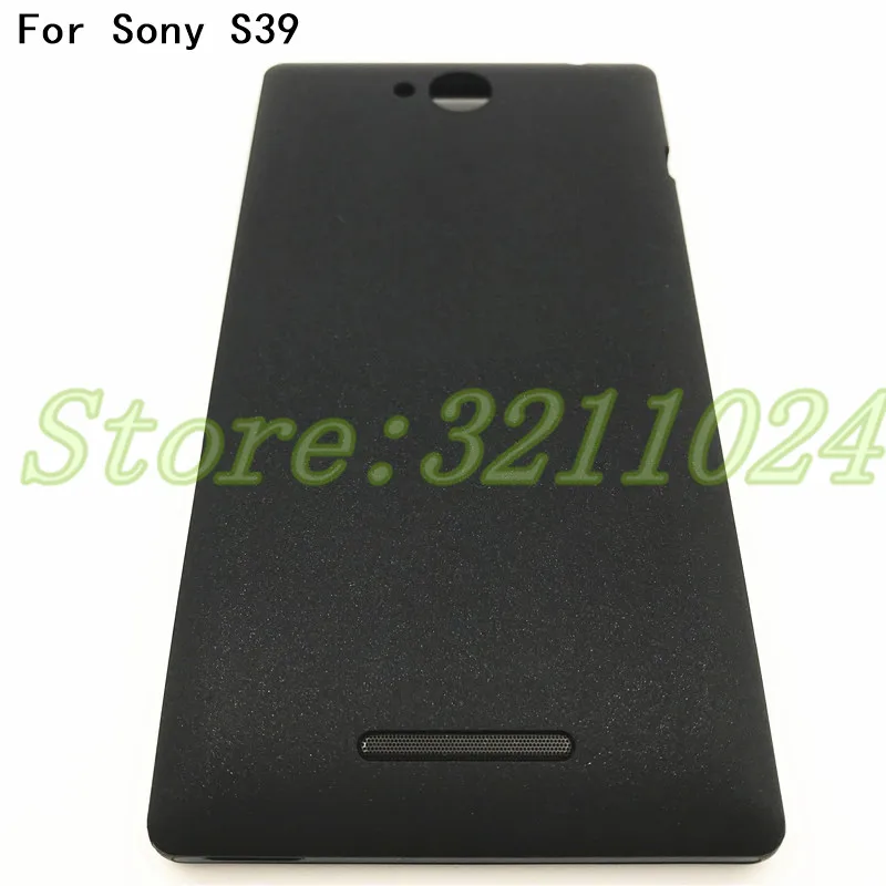 

Battery Cover Replacement Parts For Sony Xperia C C2304 S39 C2305 S39H S39C Rear Battery Door Back Cover Housing With Logo