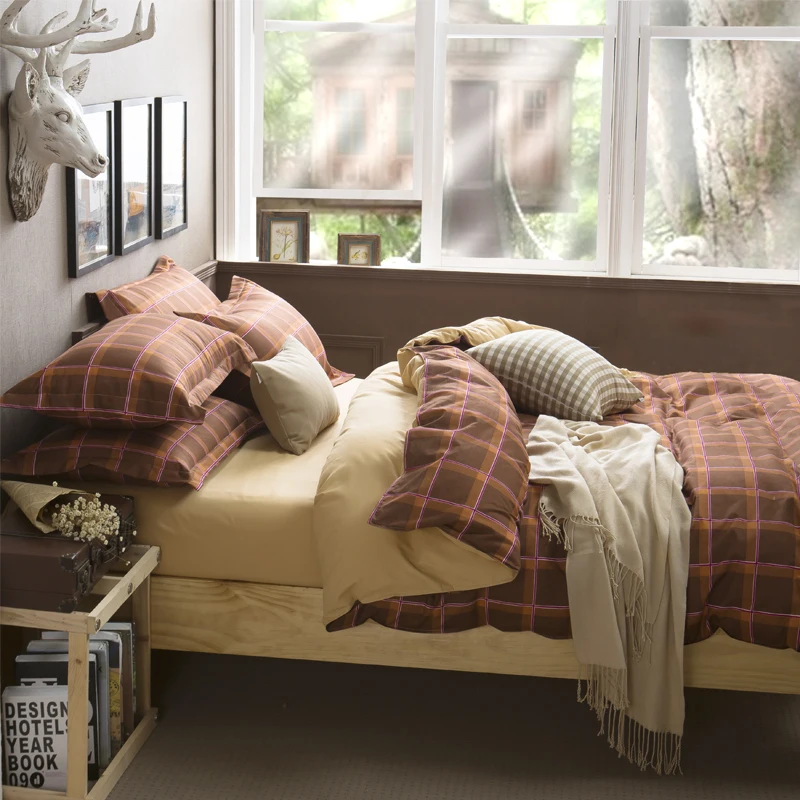 3/4 pcs cotton bedding/ very soft bedding sets, full, queen, king size