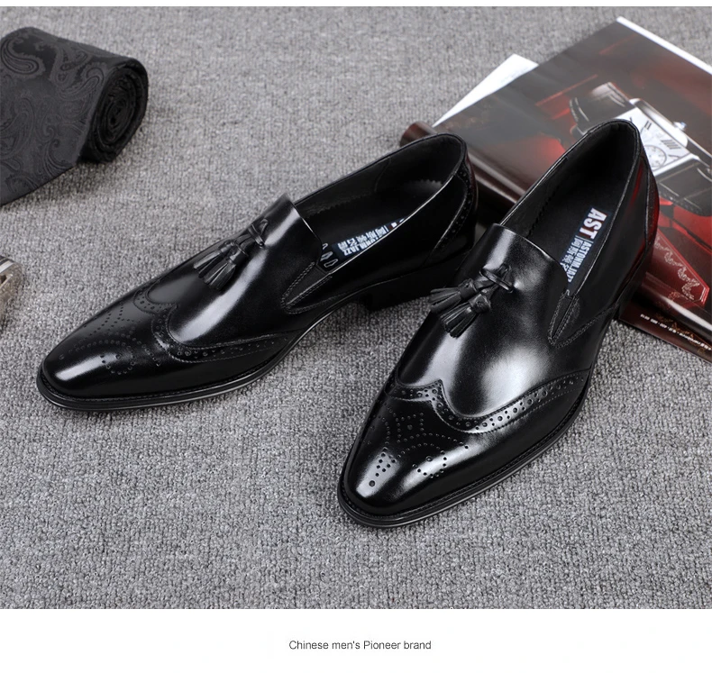 Men's Leather Casual Shoes' Men Loafer Casual Shoes Flats Men Loafers Genuine Leather Driving mocasines Boat Shoes Leather  (1)