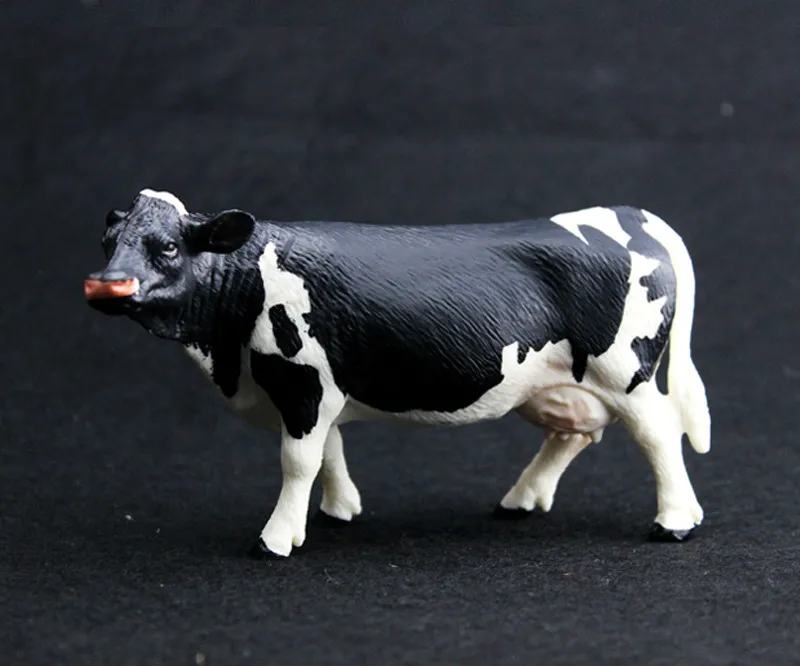

Simulation Cow Toy Dairy Cow Farm Animal Model Teaching Model Home Decoration Kids Toy Action Figures Christmas Birthday Gifts