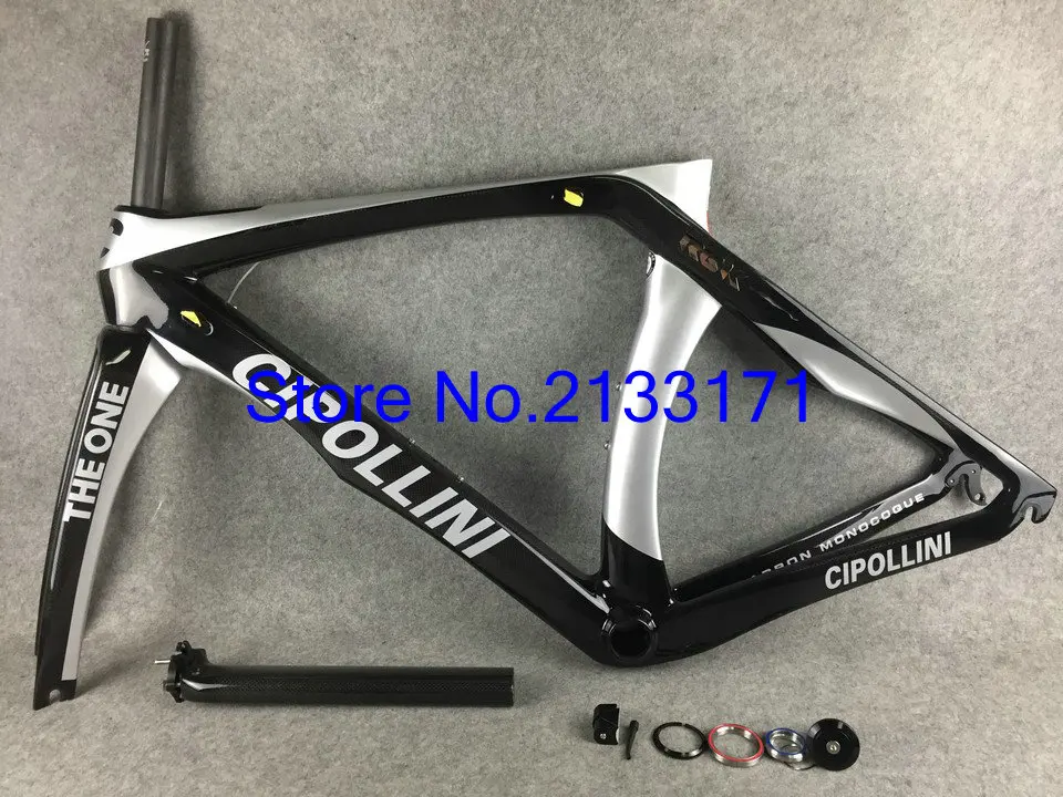 Карбоновая рама Cipollini RB1K THE ONE Shiny RB1000 T1100 карбоновая велосипедная Рама в комплекте