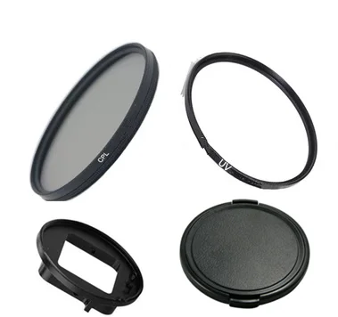 58mm Round Circle UV Lens Filter for GoPro HERO5 Session //HERO4 Session//Hero Session,with Cap Including Camera Accessories