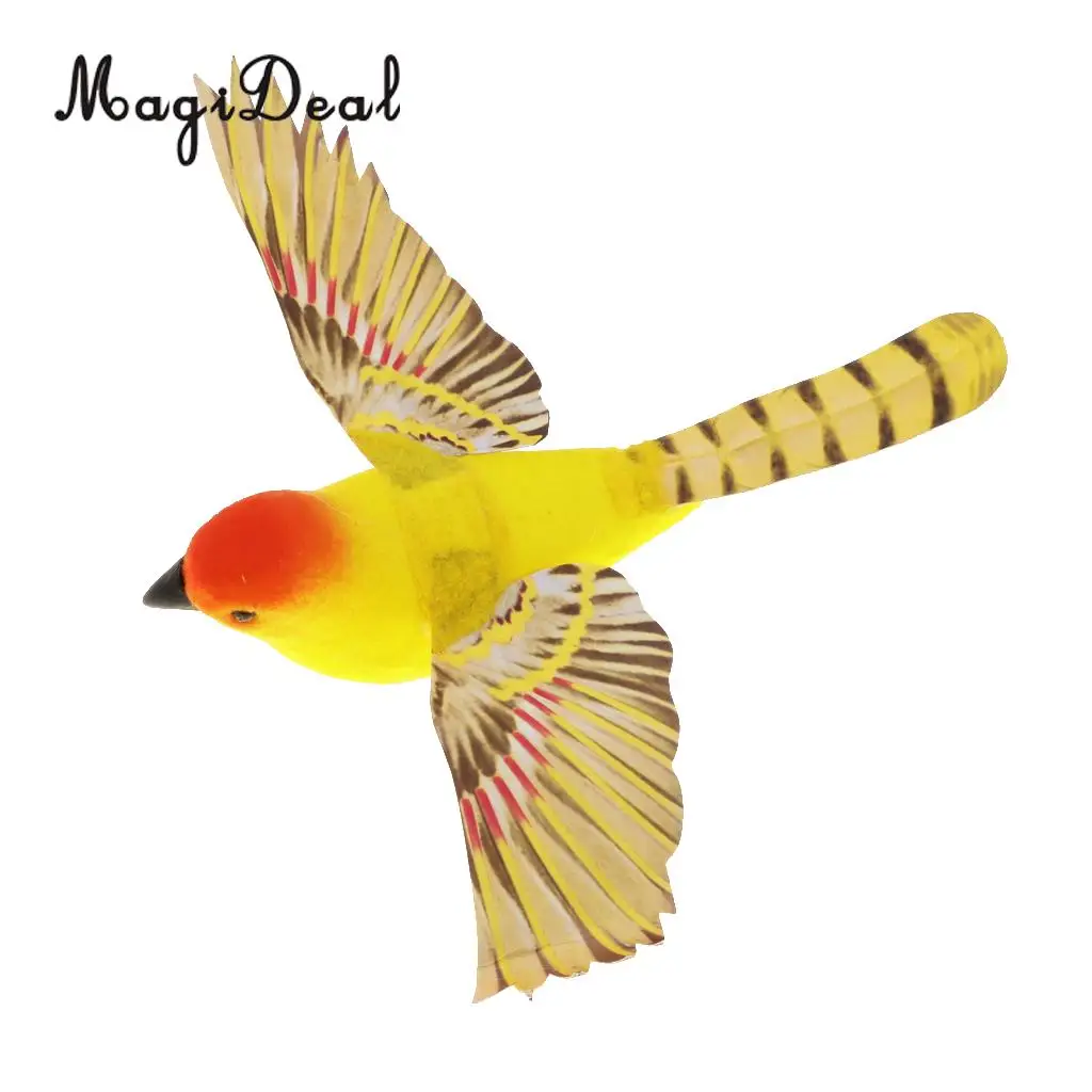 Spreading Winds Artificial Feathered Foam Birds Home Garden Wedding Decor