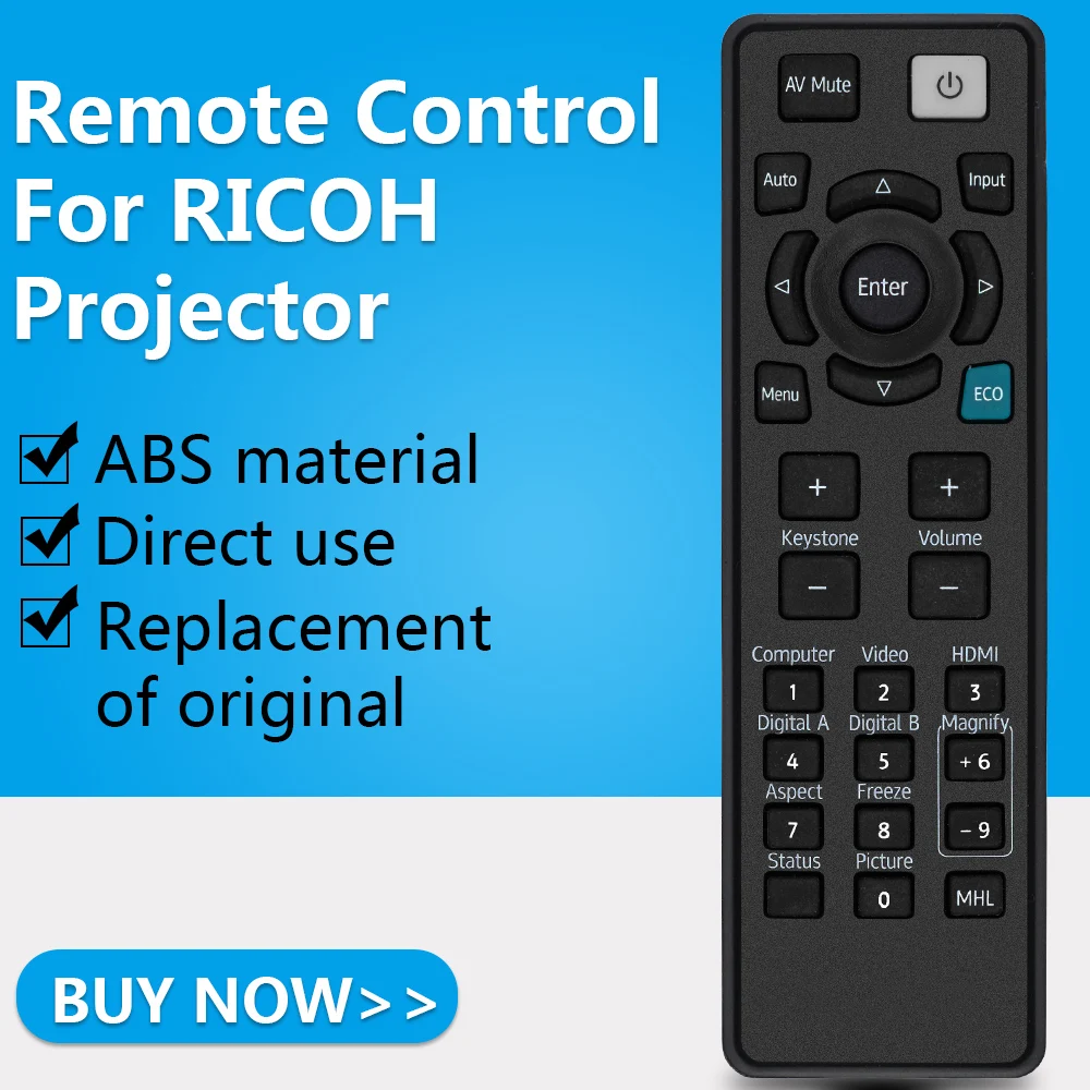 Пульт дистанционного управления ZF для проектора RICOH PJWX2440 PJW1000 PJW2000 PJW5461 PJHD5461 PJX5461